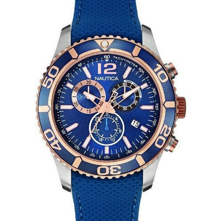 Nautica Quartz chronographe tachymètre NAI16502G montre homme