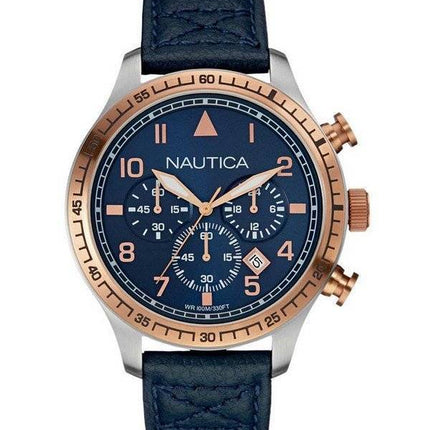 Montre Nautica Sports marine chronographe NAI17500G hommes cadran