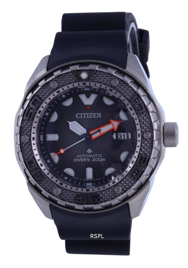 Citizen Promaster Marine Titane Noir Cadran Automatique Diver',s NB6004-08E 200M Montre Homme