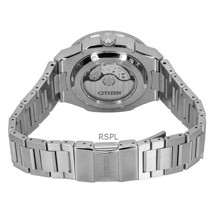 Montre homme Citizen Series 8 880 GMT, acier inoxydable, cadran bleu, automatique, NB6030-59L, 100 m