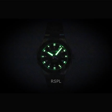 Montre homme Citizen Series 8 GMT en acier inoxydable, cadran noir, automatique, NB6031-56E, 100 m