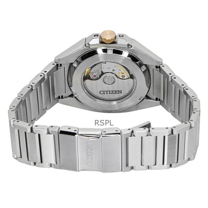 Montre homme Citizen Series 8 831 en acier inoxydable, cadran champagne, automatique, NB6059-57P, 100 m