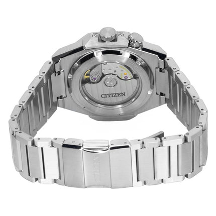 Montre homme Citizen Series 8 en acier inoxydable, cadran vert, automatique, plongée, NB6060-58X, étanche à 200 m