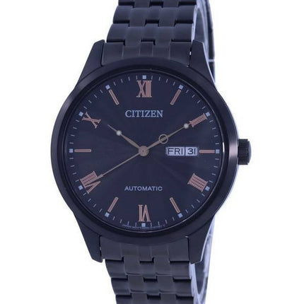 Montre pour homme Citizen NH7505-84E automatique en acier inoxydable avec cadran noir