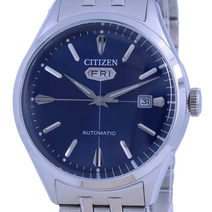 Montre pour homme Citizen C7 cadran bleu en acier inoxydable automatique NH8390-71L