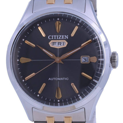 Montre pour homme Citizen C7 Ã  cadran noir en acier inoxydable automatique NH8394-70H