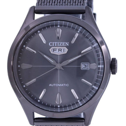 Citizen C7 Cadran Gris Acier Inoxydable Automatique NH8397-80H Montre Homme