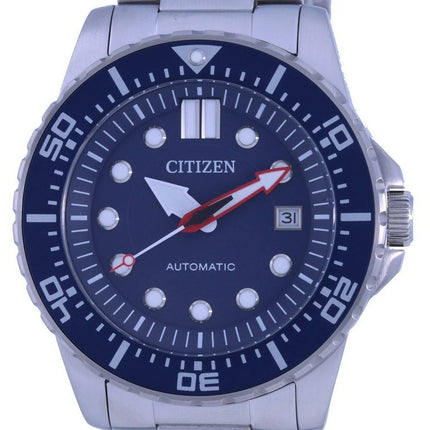 Montre pour homme Citizen Blue Dial en acier inoxydable automatique NJ0121-89L 100M