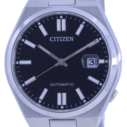 Montre automatique pour homme Citizen Tsuyosa avec cadran noir et acier inoxydable NJ0150-81E