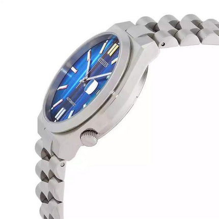 Montre automatique pour homme Citizen Tsuyosa en acier inoxydable avec cadran multicolore NJ0151-53W
