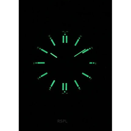 Montre automatique pour homme Citizen Tsuyosa en acier inoxydable doré avec cadran vert NJ0152-51X