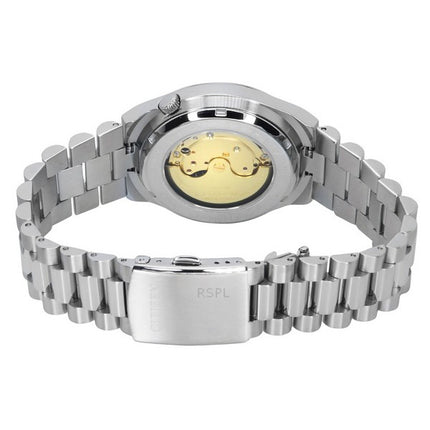 Montre automatique pour homme Citizen Tsuyosa en acier inoxydable avec cadran saumon NJ0159-86Z