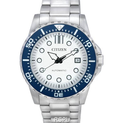 Montre pour homme Citizen Urban cadran blanc automatique NJ0171-81A 100M