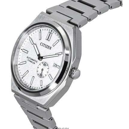Montre homme Citizen Zenshin Super Titanium, cadran argenté, automatique, NJ0180-80A, 100 m