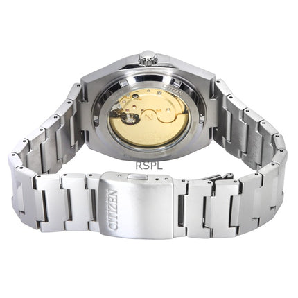 Montre homme Citizen Zenshin Super Titanium NJ0180-80L, automatique, cadran bleu, 100 m