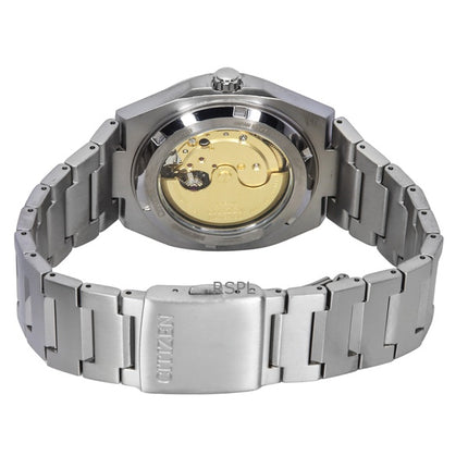 Montre homme Citizen Zenshin Super Titanium, cadran bleu clair, automatique, NJ0180-80M, 100 m