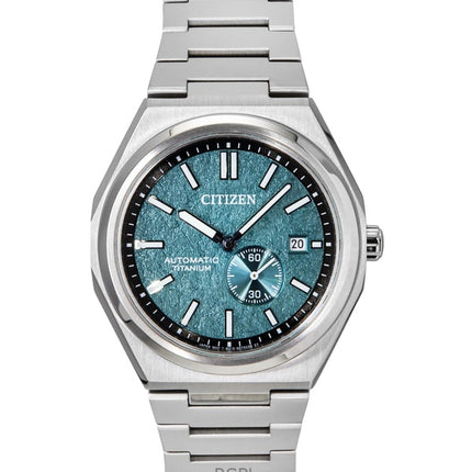 Montre homme Citizen Zenshin Super Titanium NJ0180-80X, cadran vert, automatique, 100 m