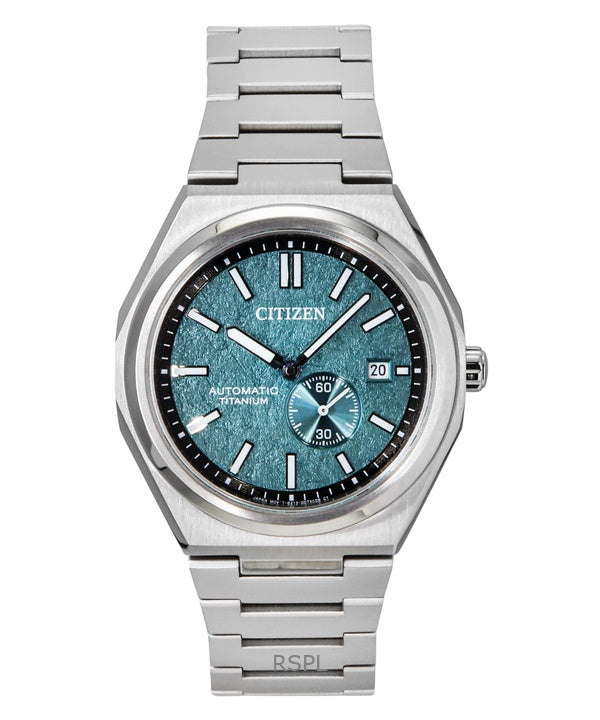 Montre homme Citizen Zenshin Super Titanium NJ0180-80X, cadran vert, automatique, 100 m