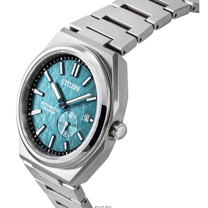 Montre homme Citizen Zenshin Super Titanium NJ0180-80X, cadran vert, automatique, 100 m