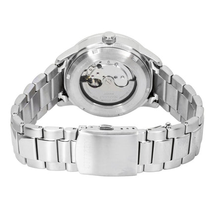 Montre homme Citizen NJ0191-83M, analogique, en acier inoxydable, cadran turquoise, automatique