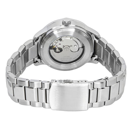 Montre homme Citizen NJ0191-83X automatique en acier inoxydable avec cadran bronze et réserve de marche de 100 m