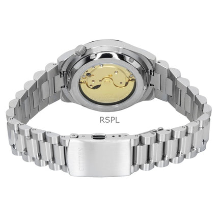Montre unisexe Citizen Tsuyosa en acier inoxydable, cadran vert, automatique, NJ0200-50X
