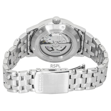 Montre homme Citizen NJ0210-56M, cadran vert, automatique, en acier inoxydable