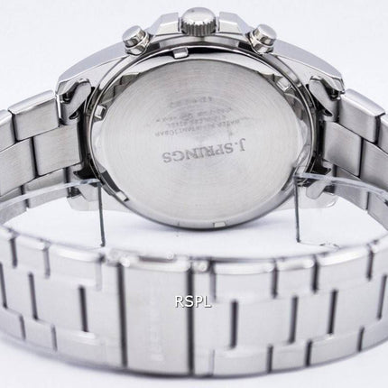 J.Springs par Seiko chronographe en acier inoxydable 100M NPFC401 montre homme