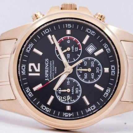 J.Springs par Seiko chronographe en acier inoxydable 100M NPFC402 montre homme