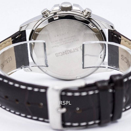 J.Springs par Seiko chronographe en acier inoxydable 100M NPFC404 montre homme