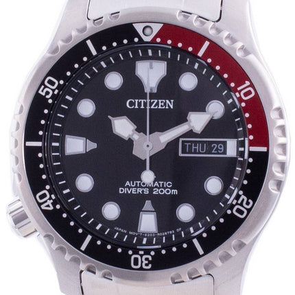 Montre de plongée automatique Citizen Promaster pour homme avec cadran noir NY0085-86E 200 m