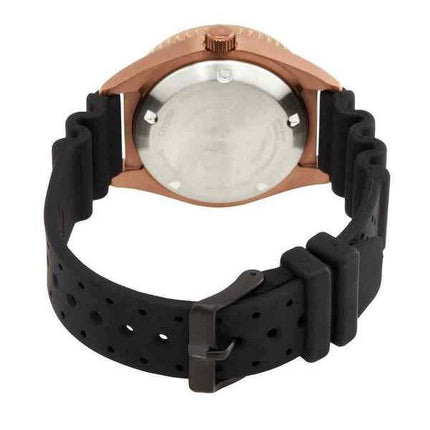 Montre pour homme Citizen Promaster Marine avec bracelet en polyester et cadran marron automatique NY0125-08W 200M