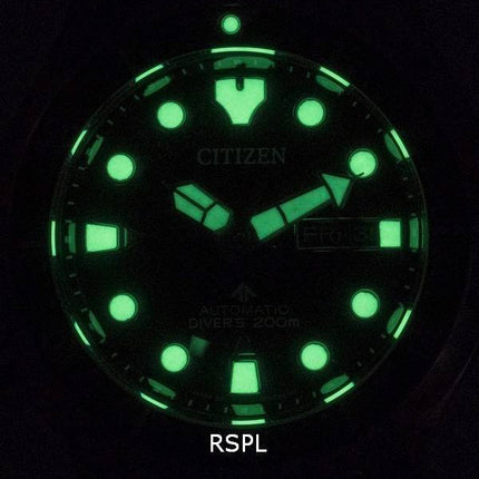 Montre pour homme Citizen Promaster Marine Diver en acier inoxydable automatique NY0140-80E 200M