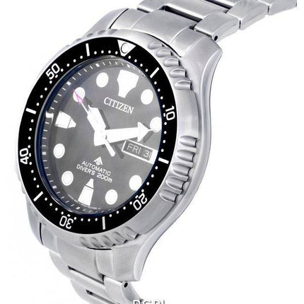 Montre pour homme Citizen Promaster Marine Diver en acier inoxydable automatique NY0140-80E 200M