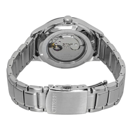 Montre homme Citizen NY4058-79L automatique en acier inoxydable avec cadran bleu