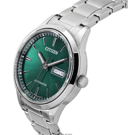 Montre Citizen NY4058-79X pour homme, automatique, cadran vert, acier inoxydable