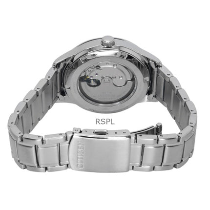 Montre Citizen NY4058-79X pour homme, automatique, cadran vert, acier inoxydable