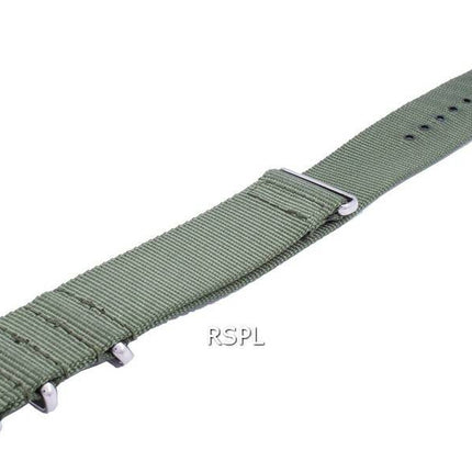 Bracelet Ratio Nato9 en nylon vert 22 mm