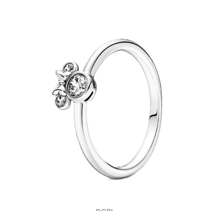 Bague Pandora Disney Minnie Mouse scintillante avec zircone cubique transparente P-190074C01-54 pour femme