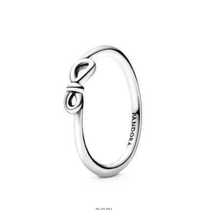 Bague Pandora Nœud Infini en argent sterling blanc P-198898C00-54 pour femme