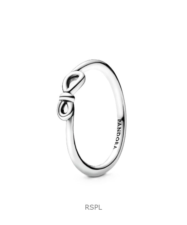 Bague Pandora Nœud Infini en argent sterling blanc P-198898C00-54 pour femme