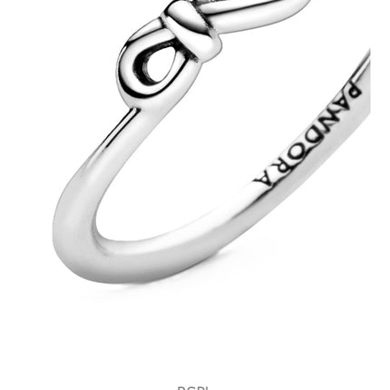 Bague Pandora Nœud Infini en argent sterling blanc P-198898C00-54 pour femme