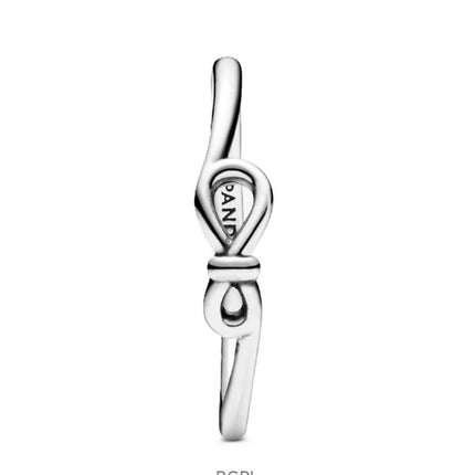 Bague Pandora Nœud Infini en argent sterling blanc P-198898C00-54 pour femme