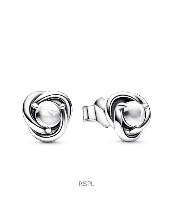 Boucles d&#39;oreilles Pandora April en cristal et oxyde de zirconium transparent P-292335C01 pour femme