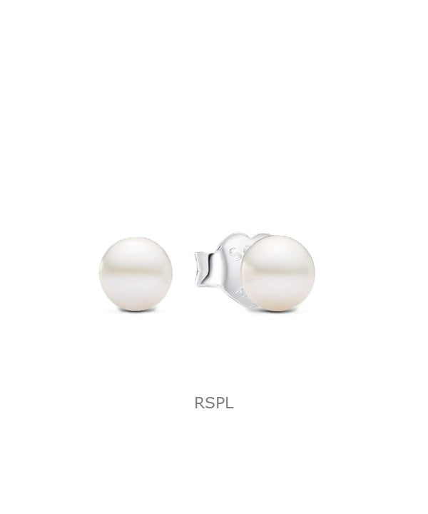 Boucles d&#39;oreilles Pandora en perles d&#39;eau douce cultivées traitées P-293168C01 pour femme