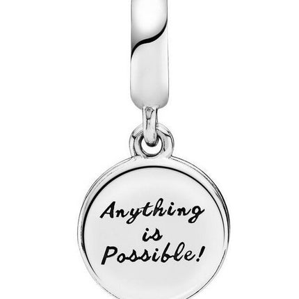 Charm pendentif trèfle à quatre feuilles porte-bonheur en argent Pandora avec zircone cubique 797906NRGMX pour femme