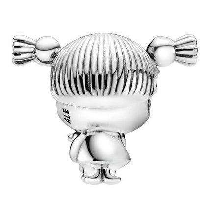 Charm Pandora Petite Fille Avec Émail Rose 798016EN160 Pour Femme