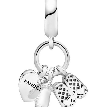 Charm pendant pour biberon et chaussures Pandora 798106CZ pour femme