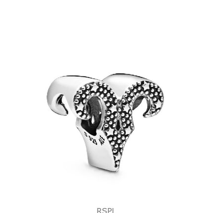 Charm Pandora scintillant signe astrologique Bélier avec zircone cubique transparente P-798416C01 pour femme