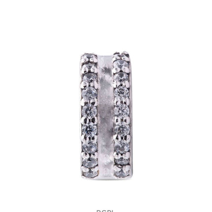 Charm Pandora en argent sterling avec oxyde de zirconium transparent P-798422C01 pour femme